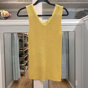 Ann Taylor Yellow Tank Top